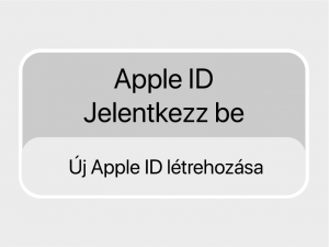 Apple ID regisztráció